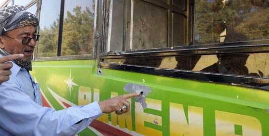 Bus Ambush in Pakistan kills 18
