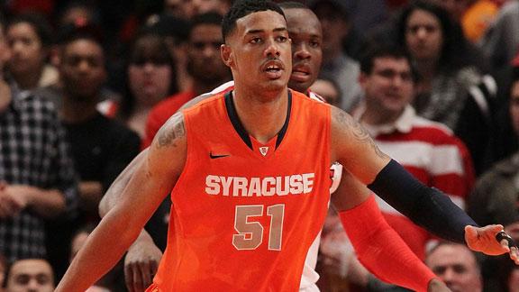 NCAA Tournament 2012: Syracuse center Fab Melo Ineligible