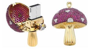 World’s most expensive flash drive: Luxury Magic Mushroom USB Flash Drive by Shawish
