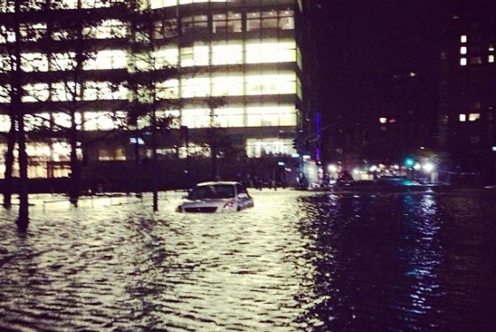 Hurricane Sandy left Manhattan in the dark; but the lights are still shining at Goldman Sachs (Photos)