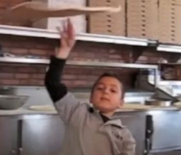 Video of a 7-year-old pizza tosser goes viral
